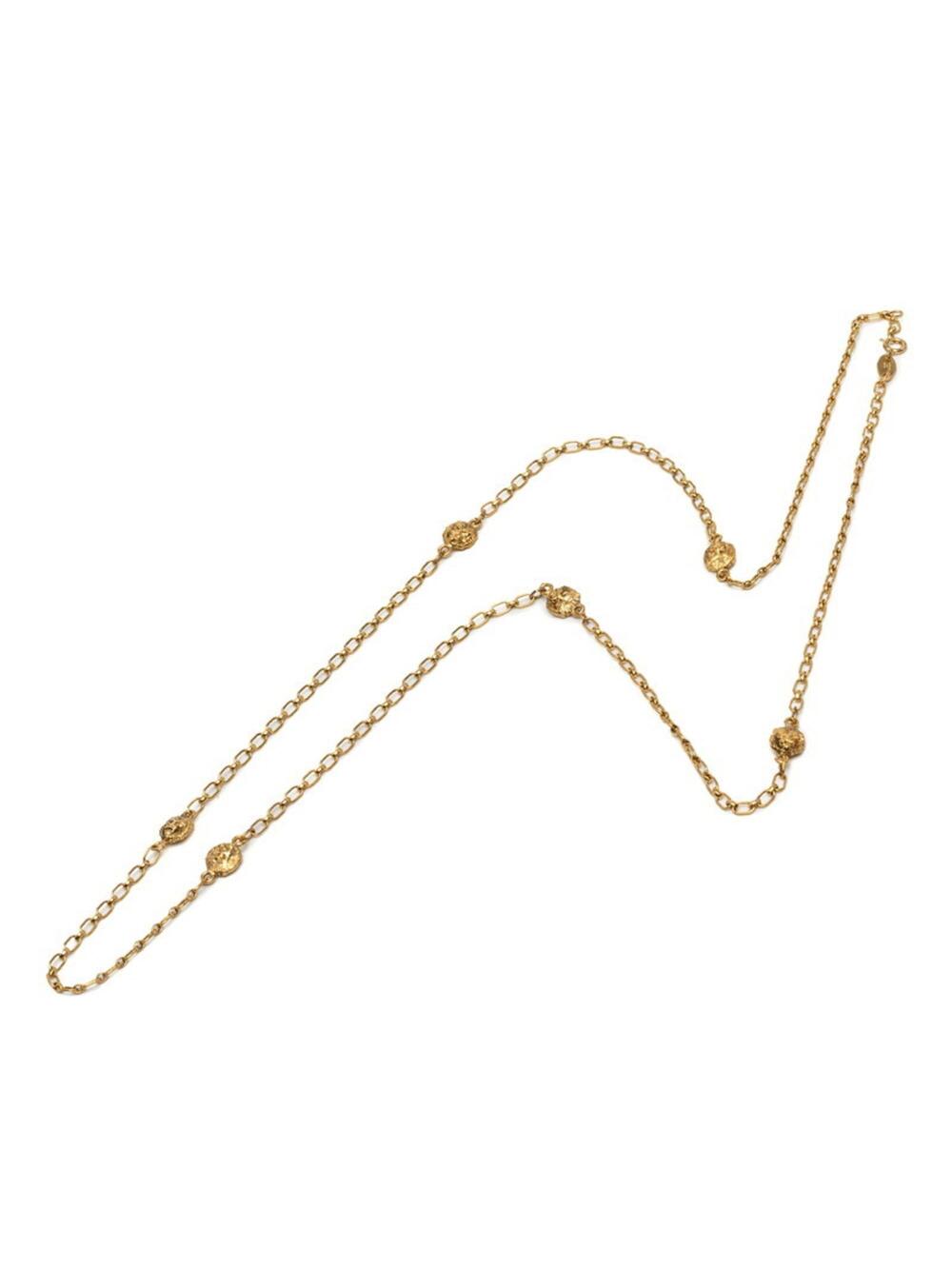 Chanel Lion Motif Long Chain Pendant #327609C88B
